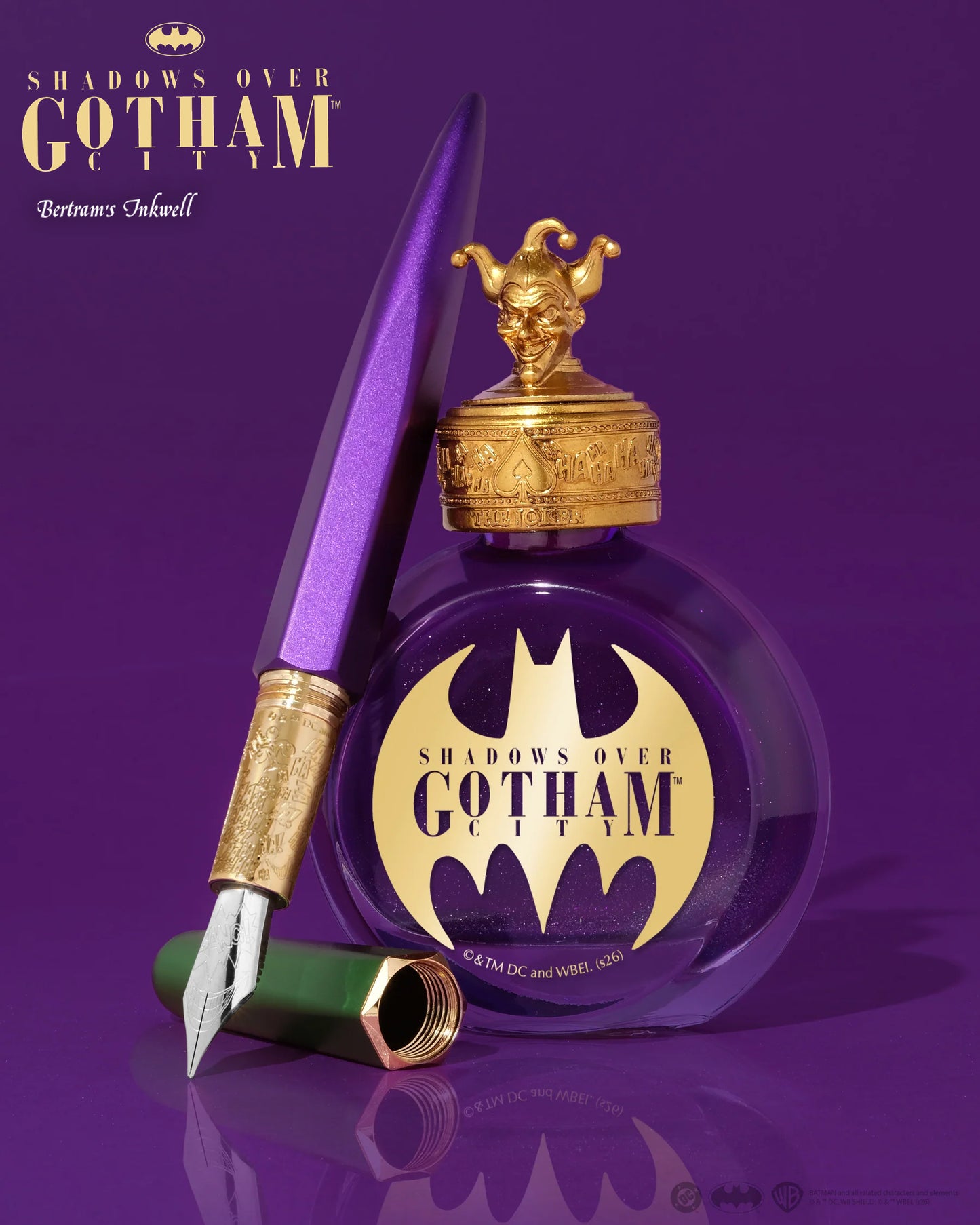 Ferris Wheel Press x Batman Signature Fountain Pen Ink Bottle 38ml