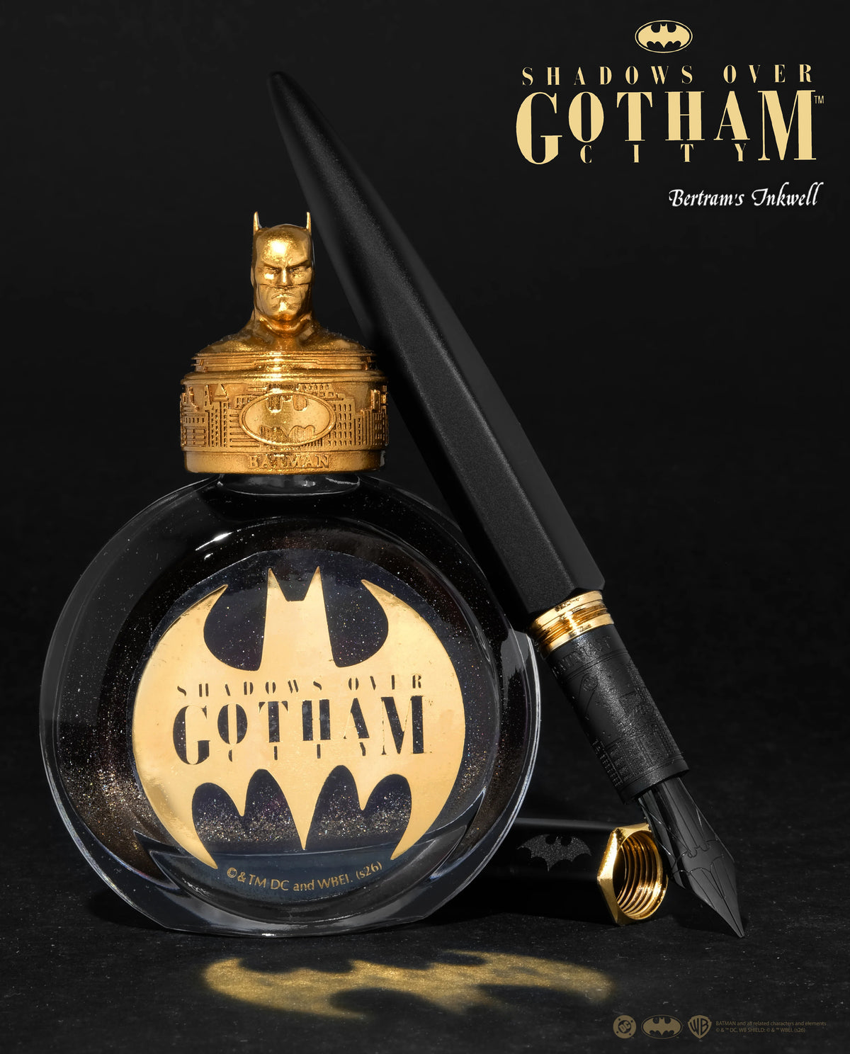 Ferris Wheel Press x Batman Signature Fountain Pen Ink Bottle 38ml