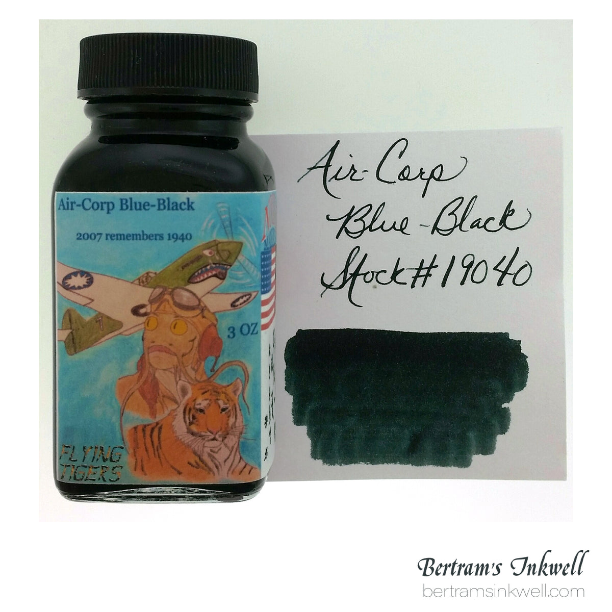 Noodler's Aircorp Blue-Black Bottled Ink - 3oz