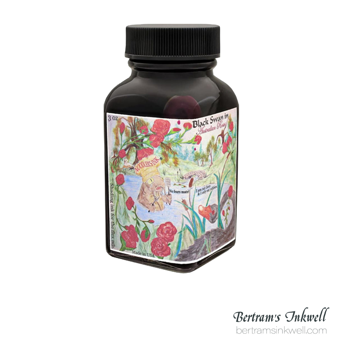 Noodler's Black Swan Australian Rose Bottled Ink - 3oz