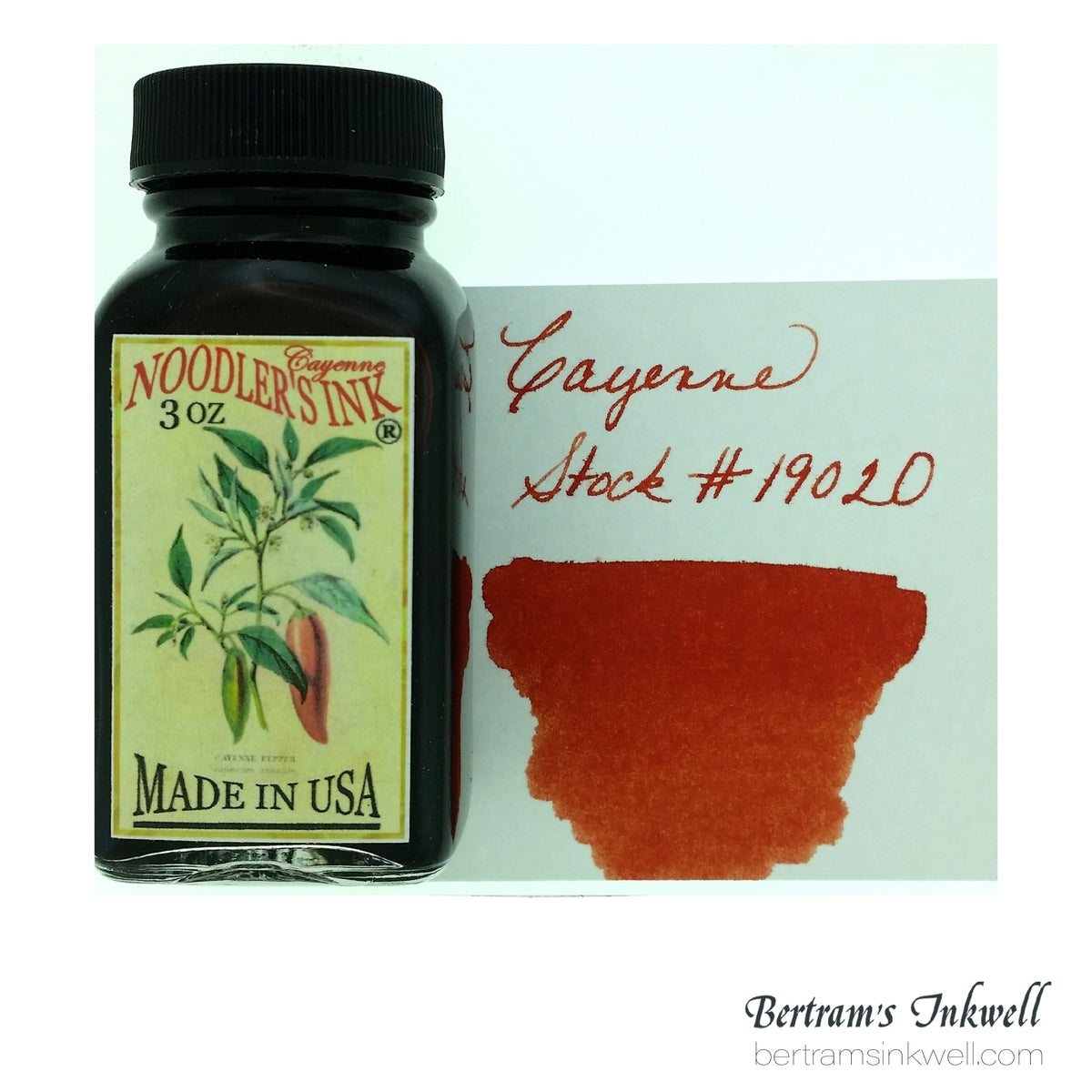 Noodler's Cayenne Bottled Ink - 3oz