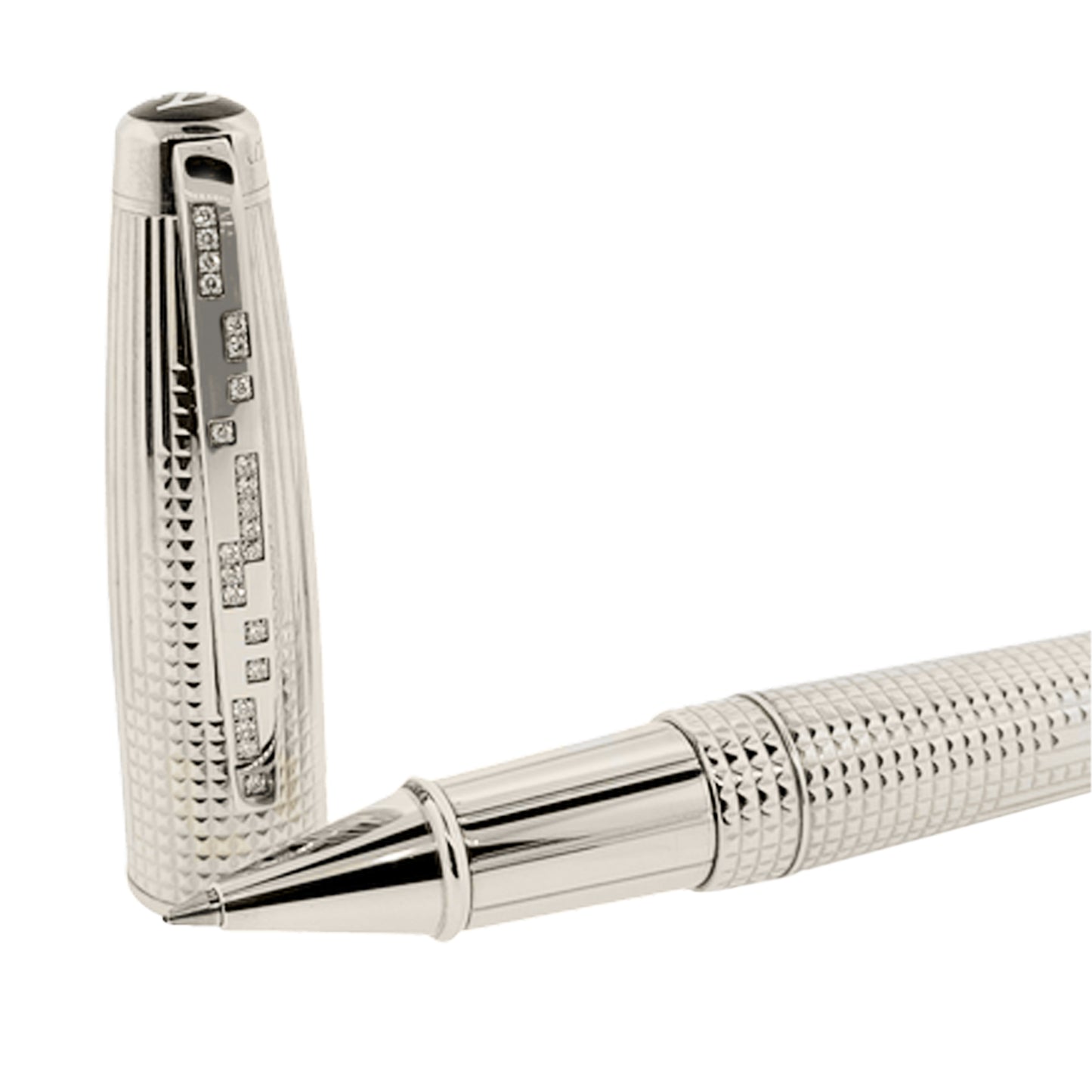 S.T. Dupont Olympio Extra Large Palladium & Diamond Rollerball 482673, 2011