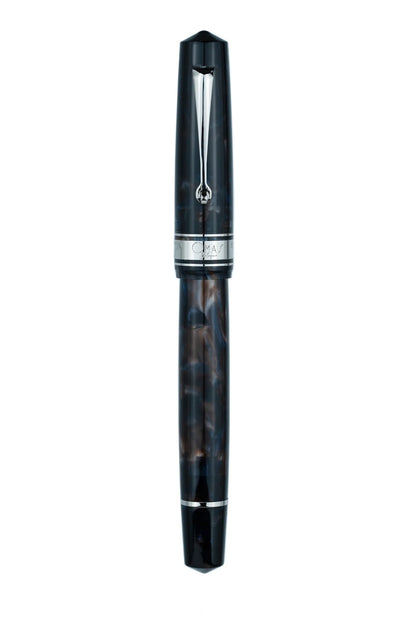 Omas Bologna Galassia Silver Trim Fountain Pen