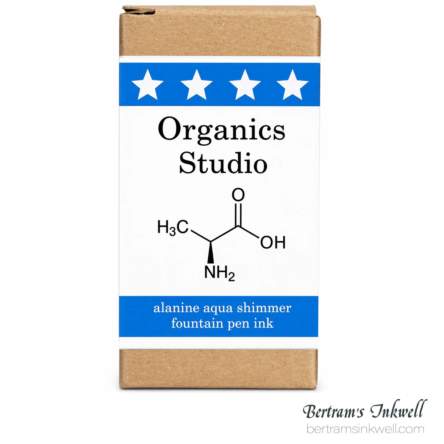 Organics Studio Shimmer Alanine Aqua Teal Ink Bottle