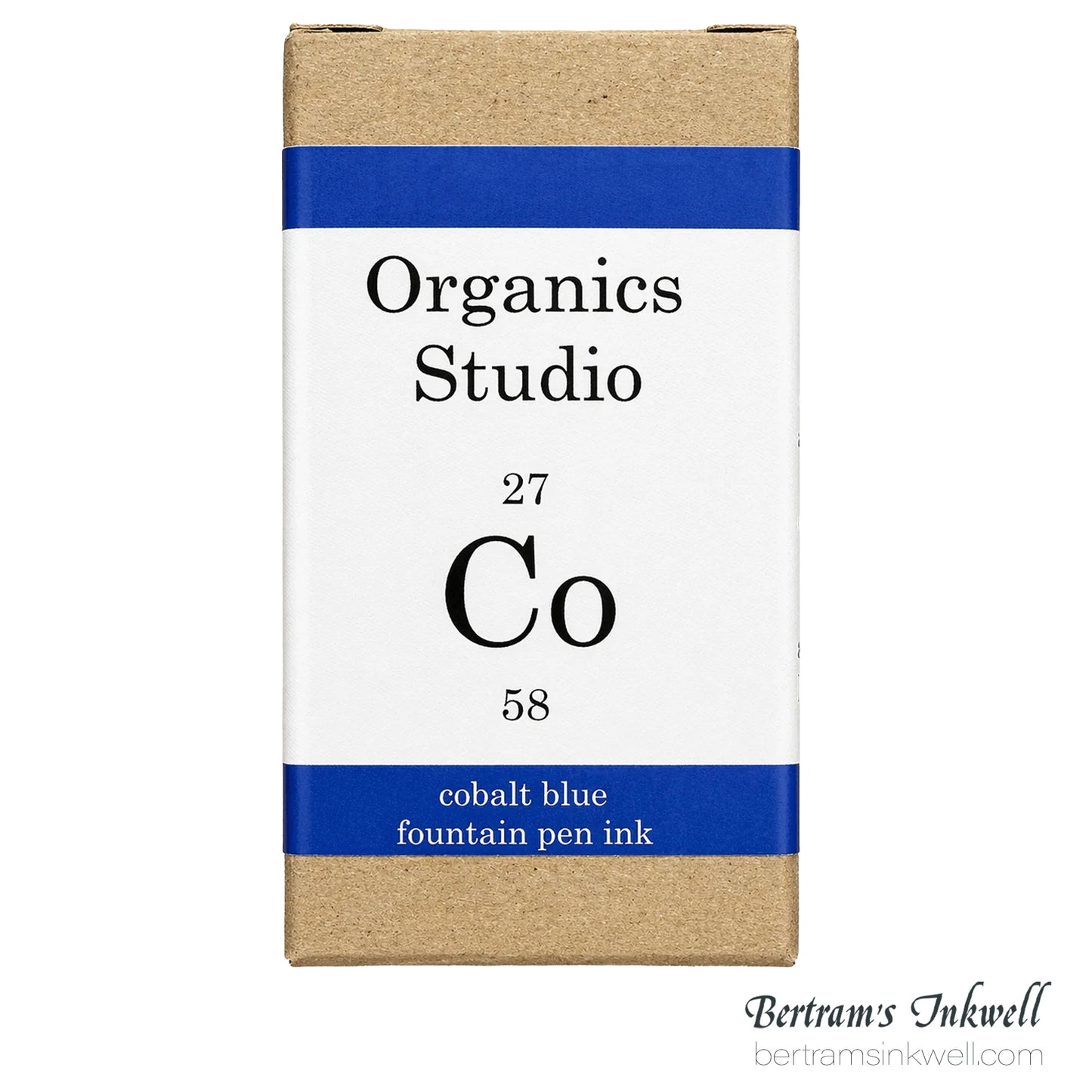 Organics Studio Periodic Table Cobalt Blue Ink Bottle