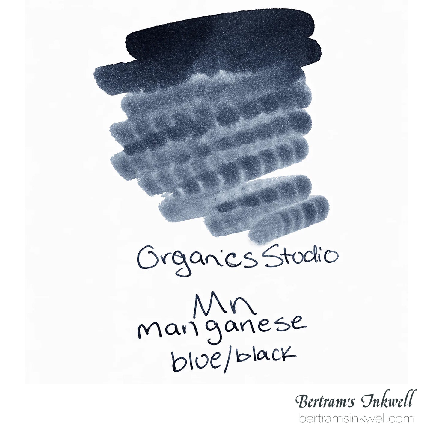 Organics Studio Elements Manganese Blue Black Fountain Pen Ink