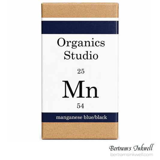 Organics Studio Elements Manganese Blue Black Fountain Pen Ink