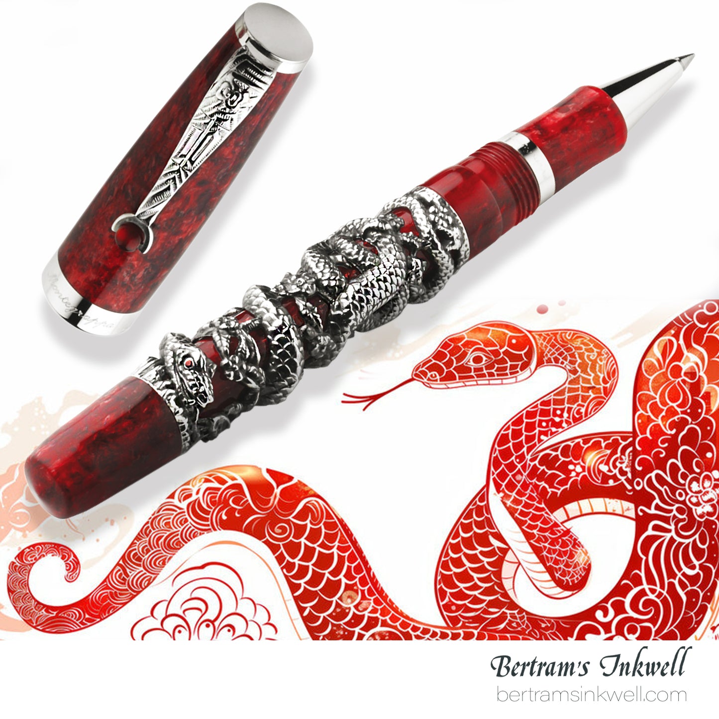 Montegrappa 2013 Year of the Snake Limited Edition Rollerball ISOZR3SK, 2013