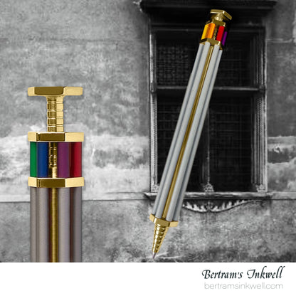 Parafernalia Lo Pas Sparkly (Silver) Ballpoint Pen - PALP1005