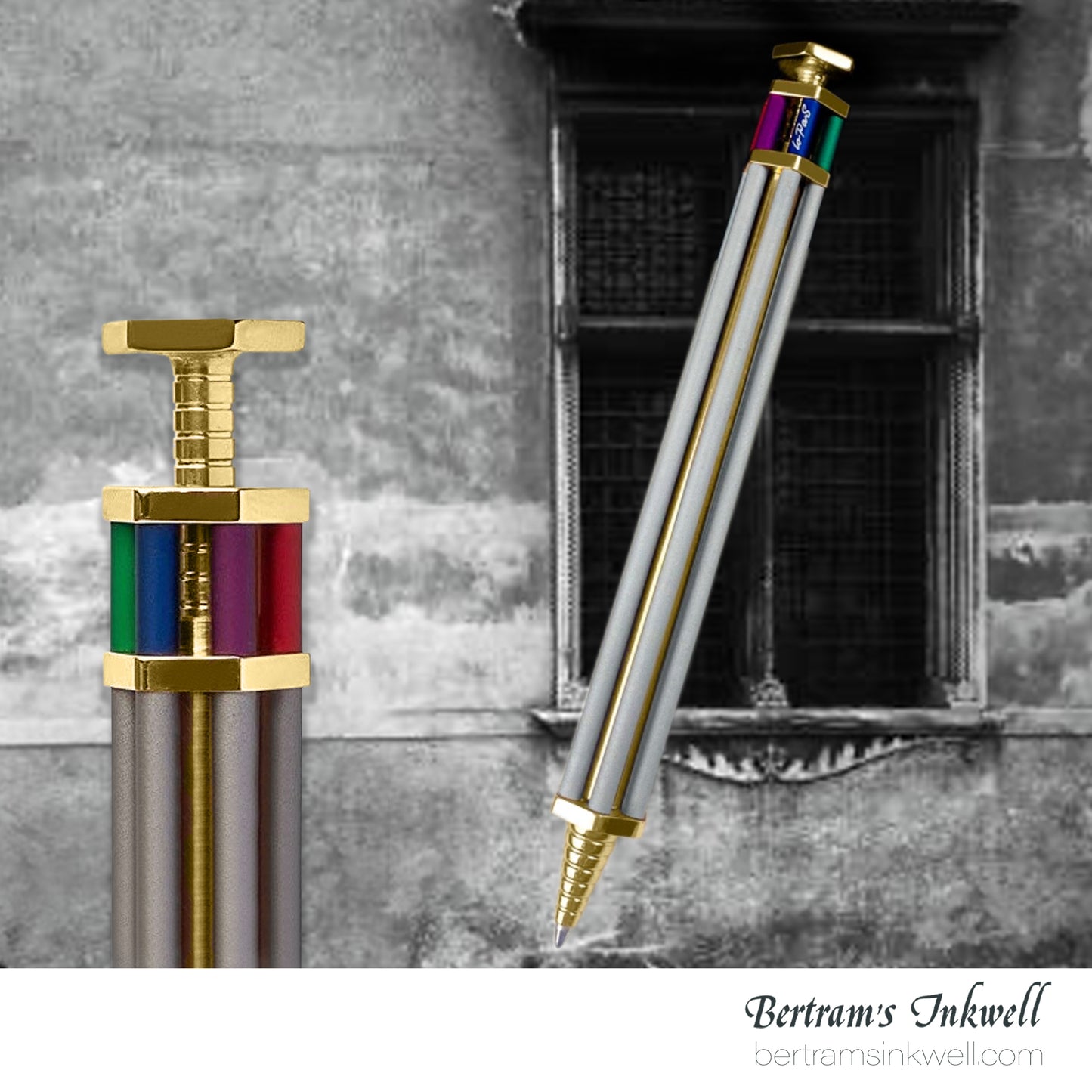 Parafernalia Lo Pas Sparkly (Silver) Ballpoint Pen - PALP1005