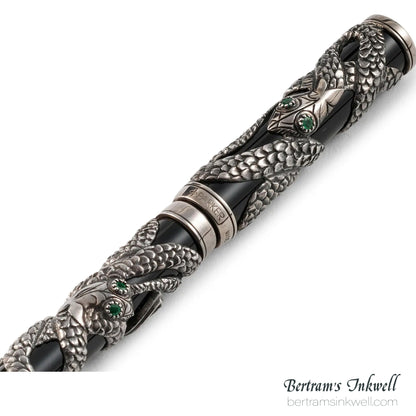 Parker Snake Sterling Silver Limited Edition Fountain Pen, 1997