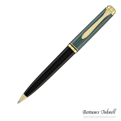 Pelikan Souveran K800 Black-Green Ballpoint