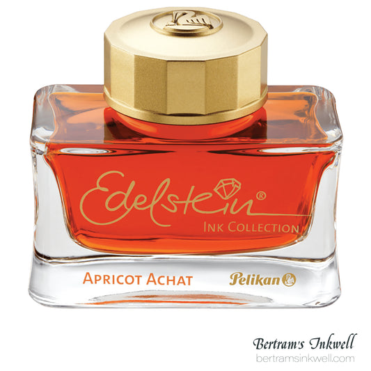 Pelikan Edelstein 2025 Ink Of The Year Apricot Achat Fountain Pen Bottle Ink 50ml