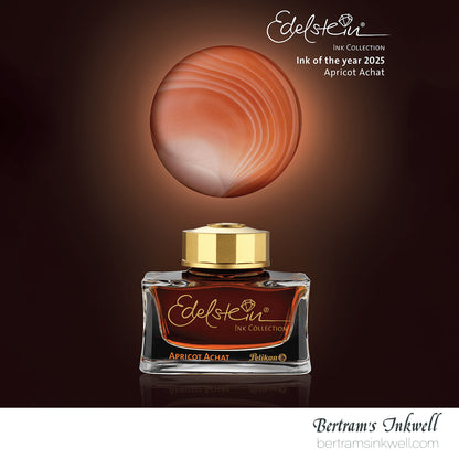Pelikan Edelstein 2025 Ink Of The Year Apricot Achat Fountain Pen Bottle Ink 50ml