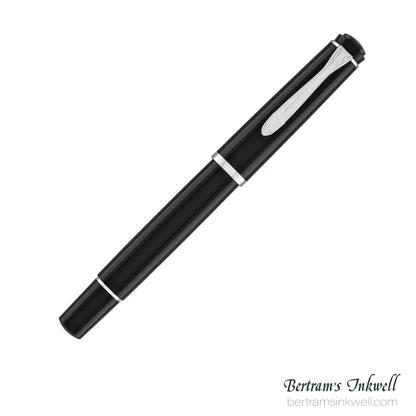 Pelikan M205 Black Fountain Pen With Leather Pen Case