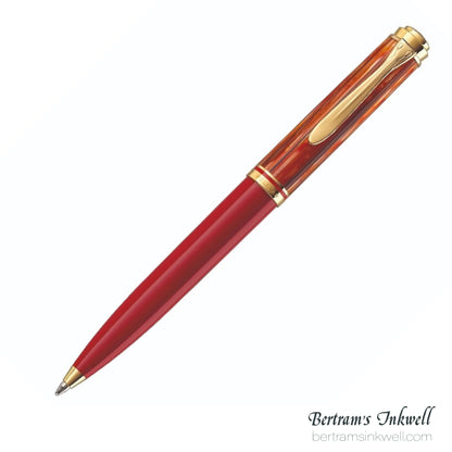 Pelikan Souveran K600 Tortoiseshell-Red Ballpoint