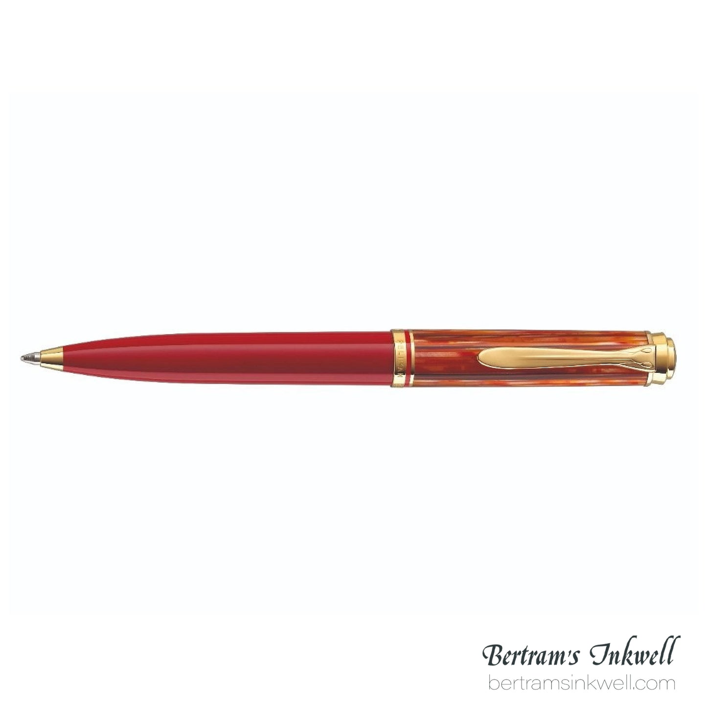 Pelikan Souveran K600 Tortoiseshell-Red Ballpoint