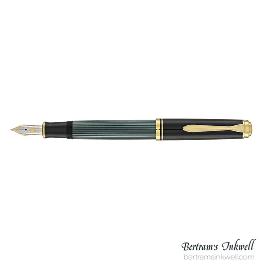 Pelikan Souveran M400 Black-Green Fountain Pen