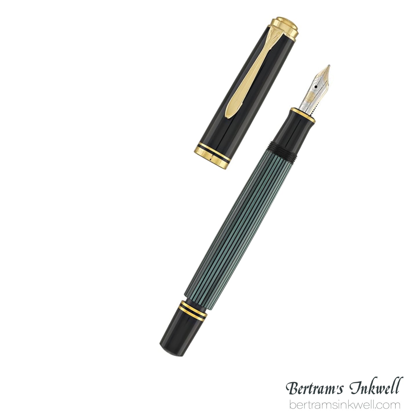 Pelikan Souveran M400 Black-Green Fountain Pen