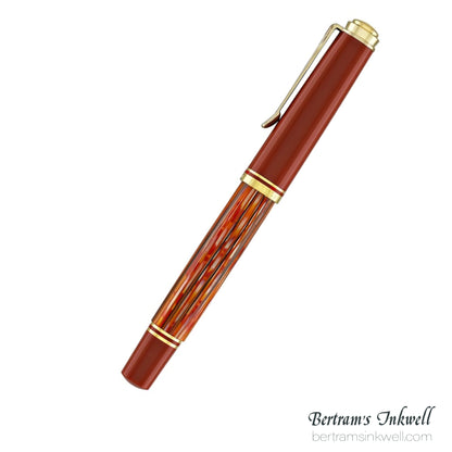 Pelikan Souveran M600 Tortoiseshell-Red Fountain Pen