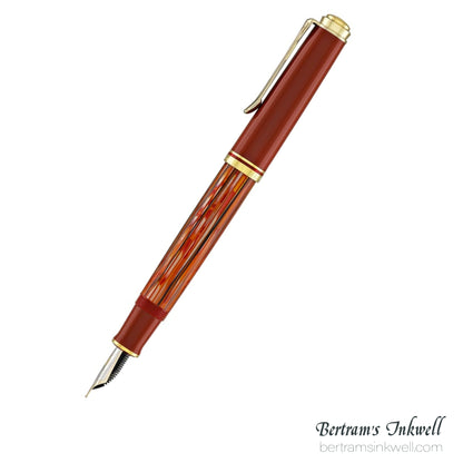 Pelikan Souveran M600 Tortoiseshell-Red Fountain Pen