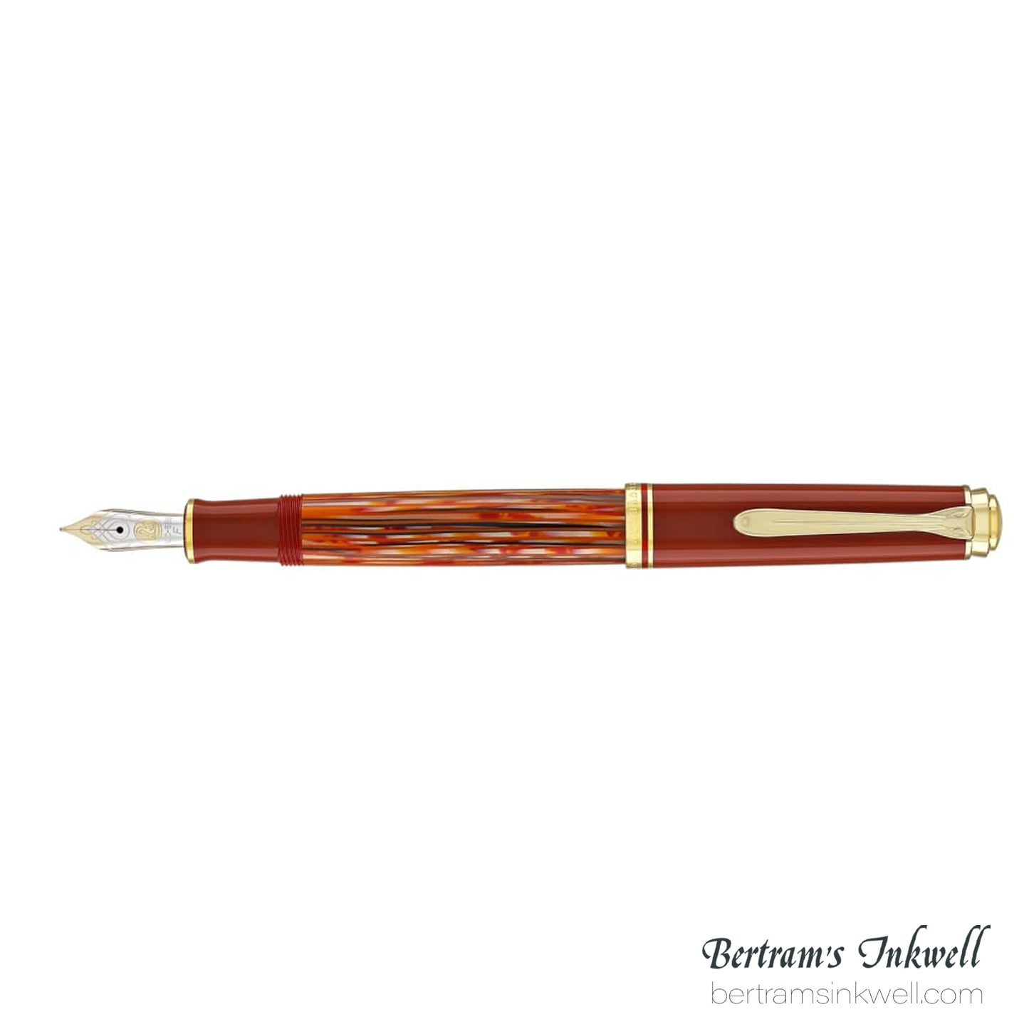 Pelikan Souveran M600 Tortoiseshell-Red Fountain Pen