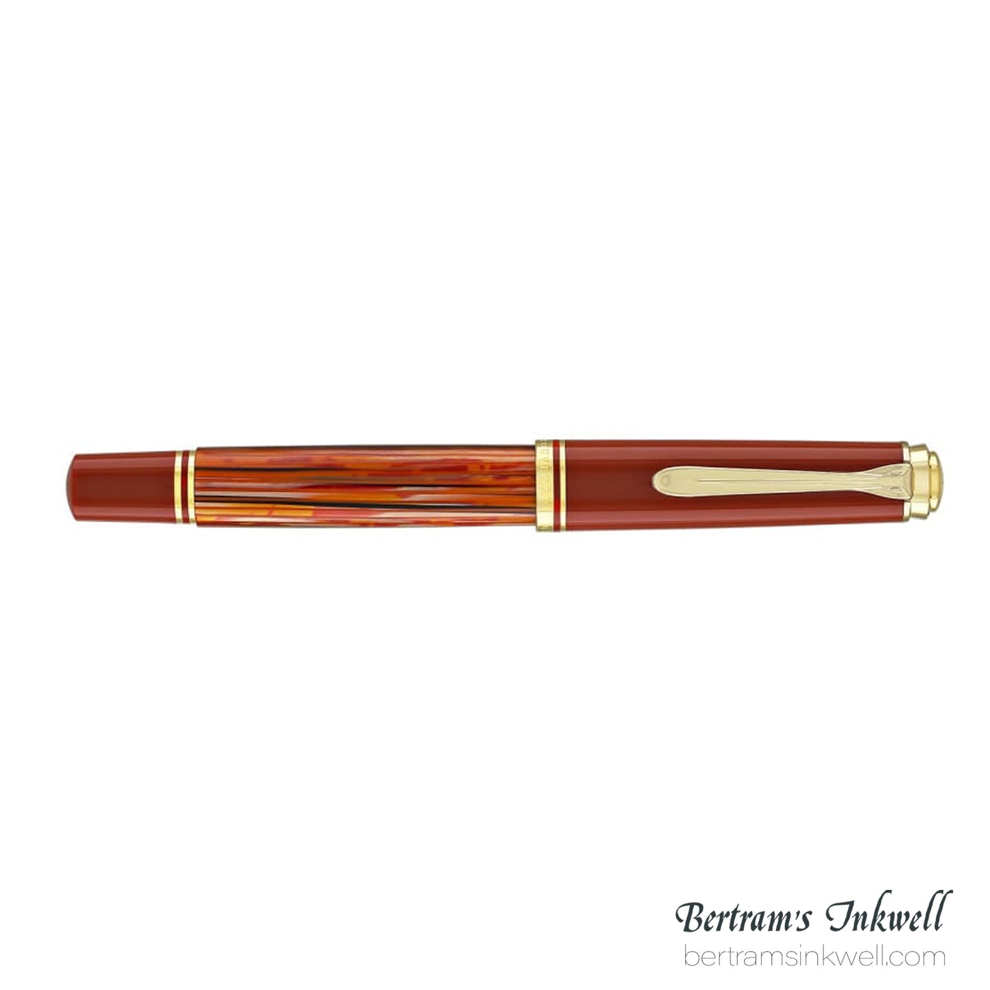 Pelikan Souveran M600 Tortoiseshell-Red Fountain Pen