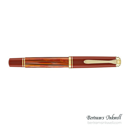 Pelikan Souveran M600 Tortoiseshell-Red Fountain Pen