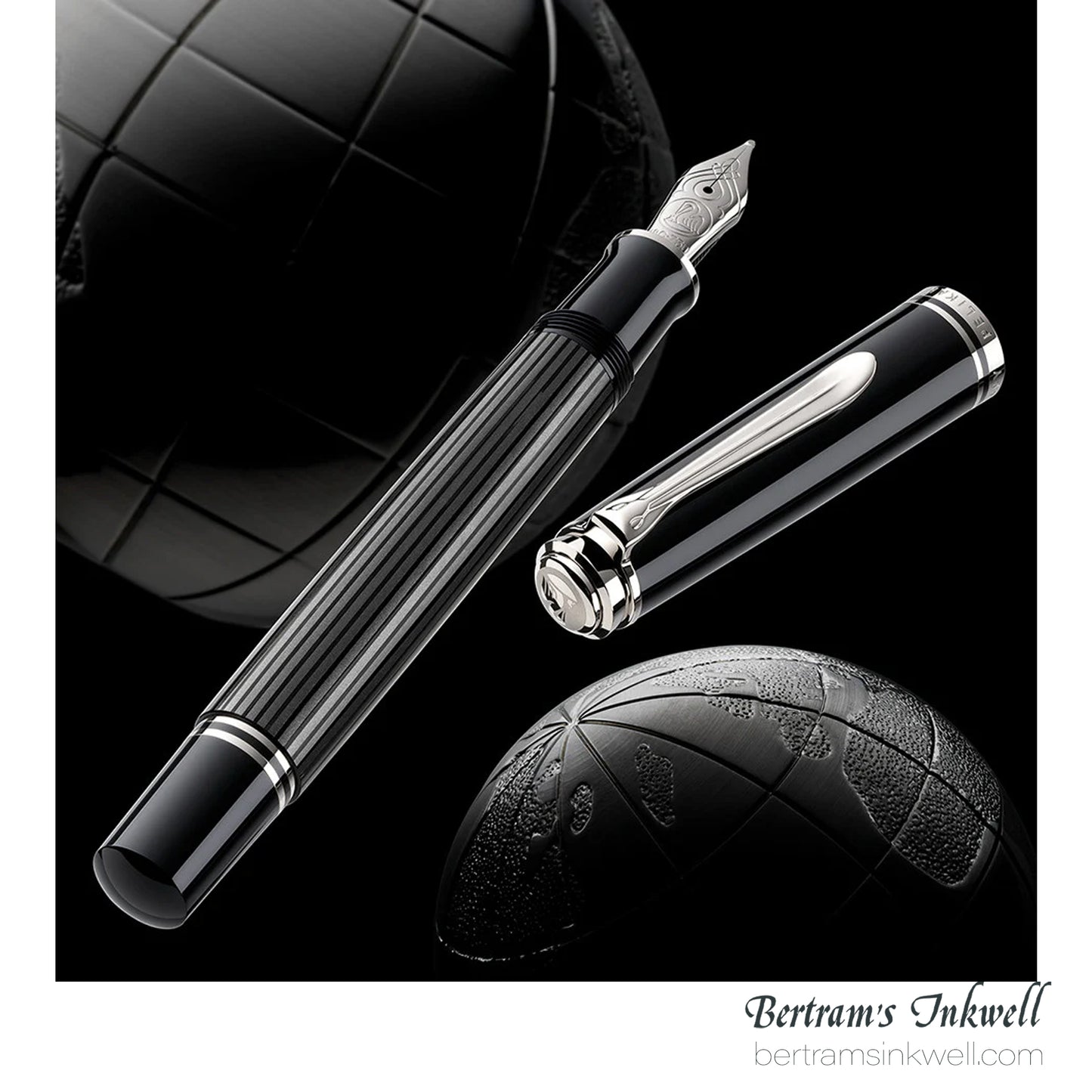 Pelikan Souveran 605 Stresemann Anthracite Stripes Fountain Pen