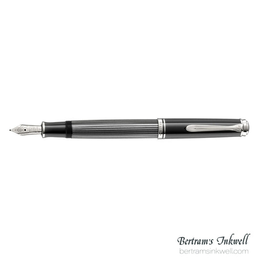 Pelikan Souveran 605 Stresemann Anthracite Stripes Fountain Pen