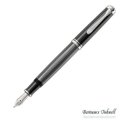 Pelikan Souveran 605 Stresemann Anthracite Stripes Fountain Pen