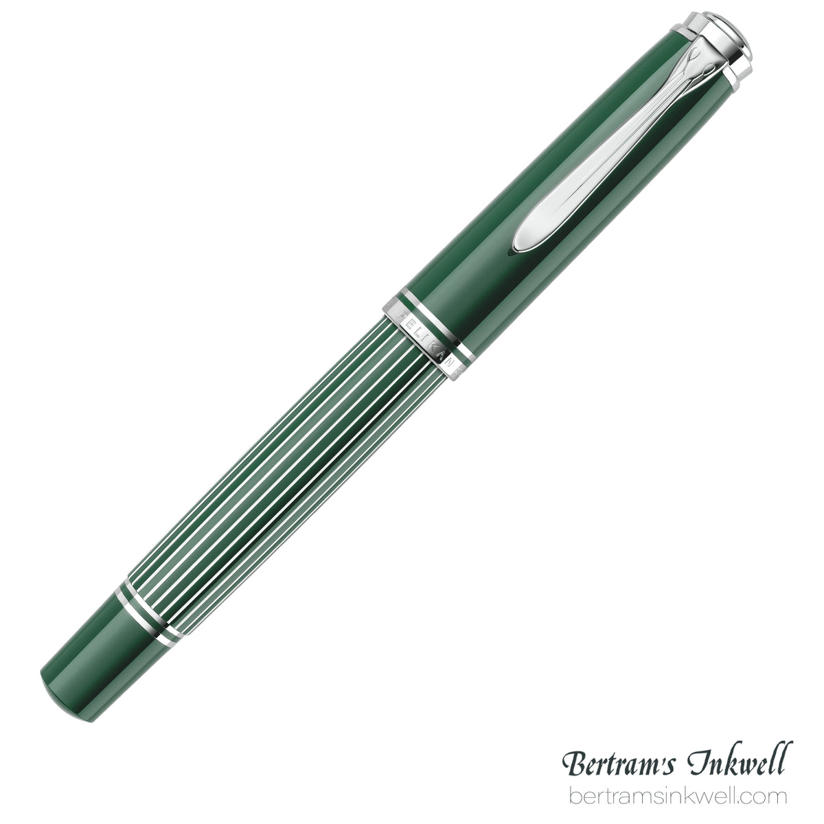 Pelikan Souverän M815 Metal Striped Green Special Edition Fountain Pen