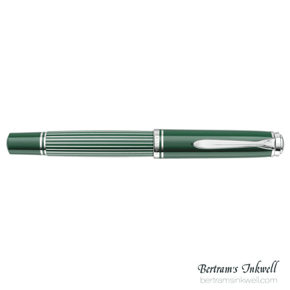 Pelikan Souverän M815 Metal Striped Green Special Edition Fountain Pen