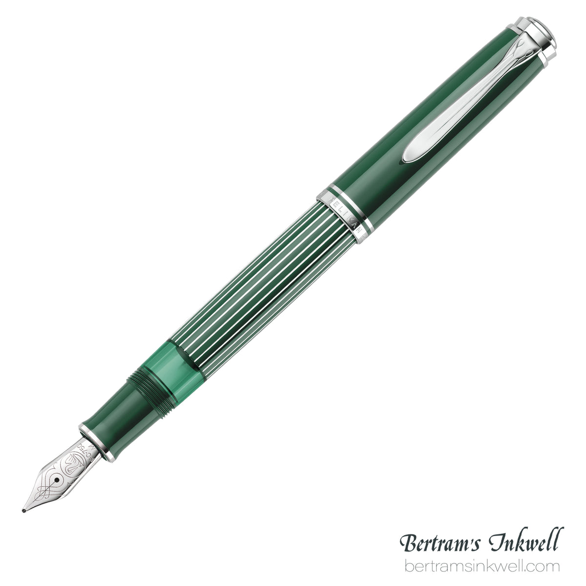 Pelikan Souverän M815 Metal Striped Green Special Edition Fountain Pen