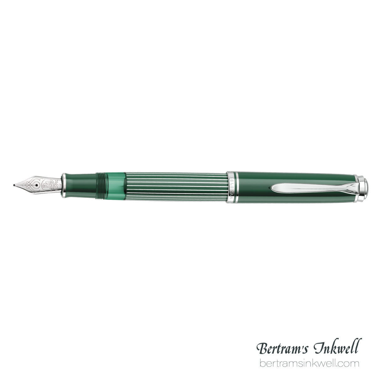Pelikan Souverän M815 Metal Striped Green Special Edition Fountain Pen