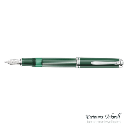 Pelikan Souverän M815 Metal Striped Green Special Edition Fountain Pen