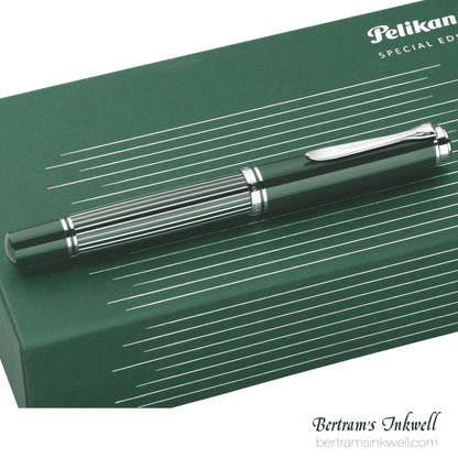 Pelikan Souverän M815 Metal Striped Green Special Edition Fountain Pen