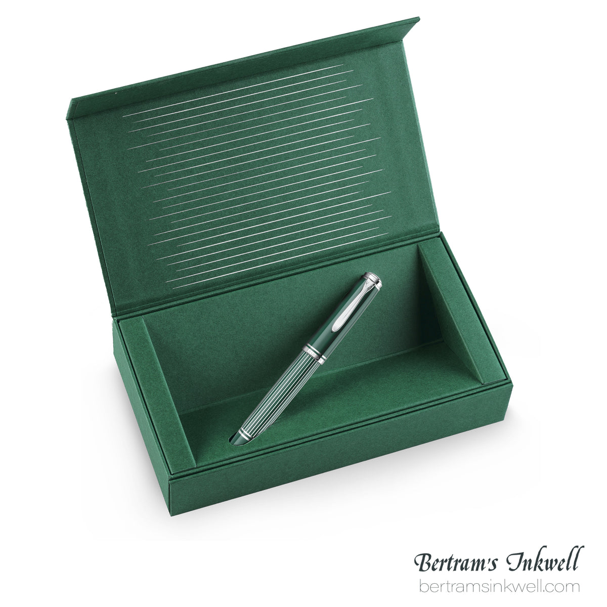 Pelikan Souverän M815 Metal Striped Green Special Edition Fountain Pen