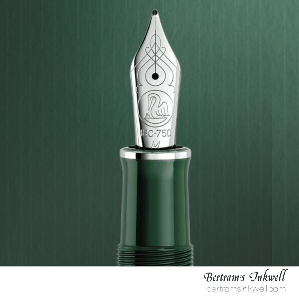 Pelikan Souverän M815 Metal Striped Green Special Edition Fountain Pen