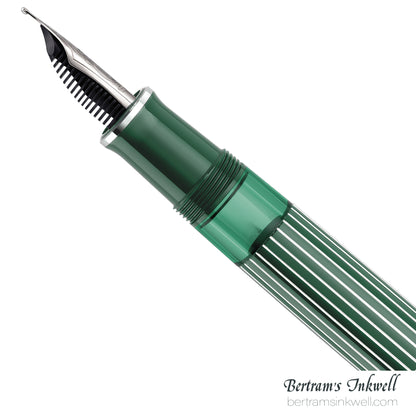 Pelikan Souverän M815 Metal Striped Green Special Edition Fountain Pen