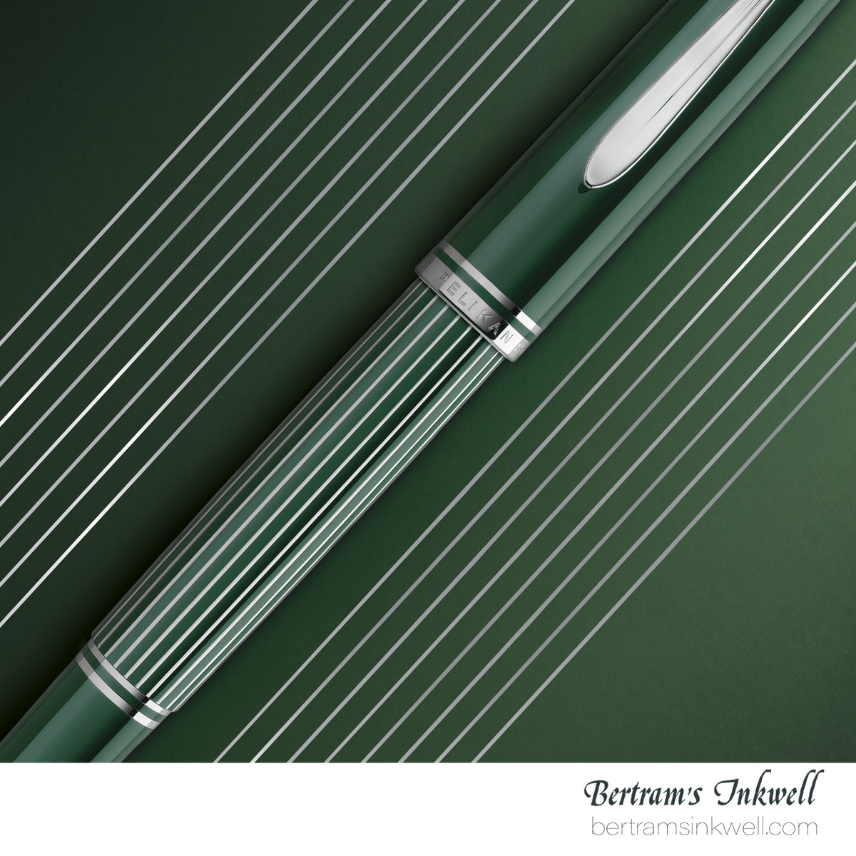 Pelikan Souverän M815 Metal Striped Green Special Edition Fountain Pen