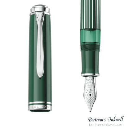 Pelikan Souverän M815 Metal Striped Green Special Edition Fountain Pen