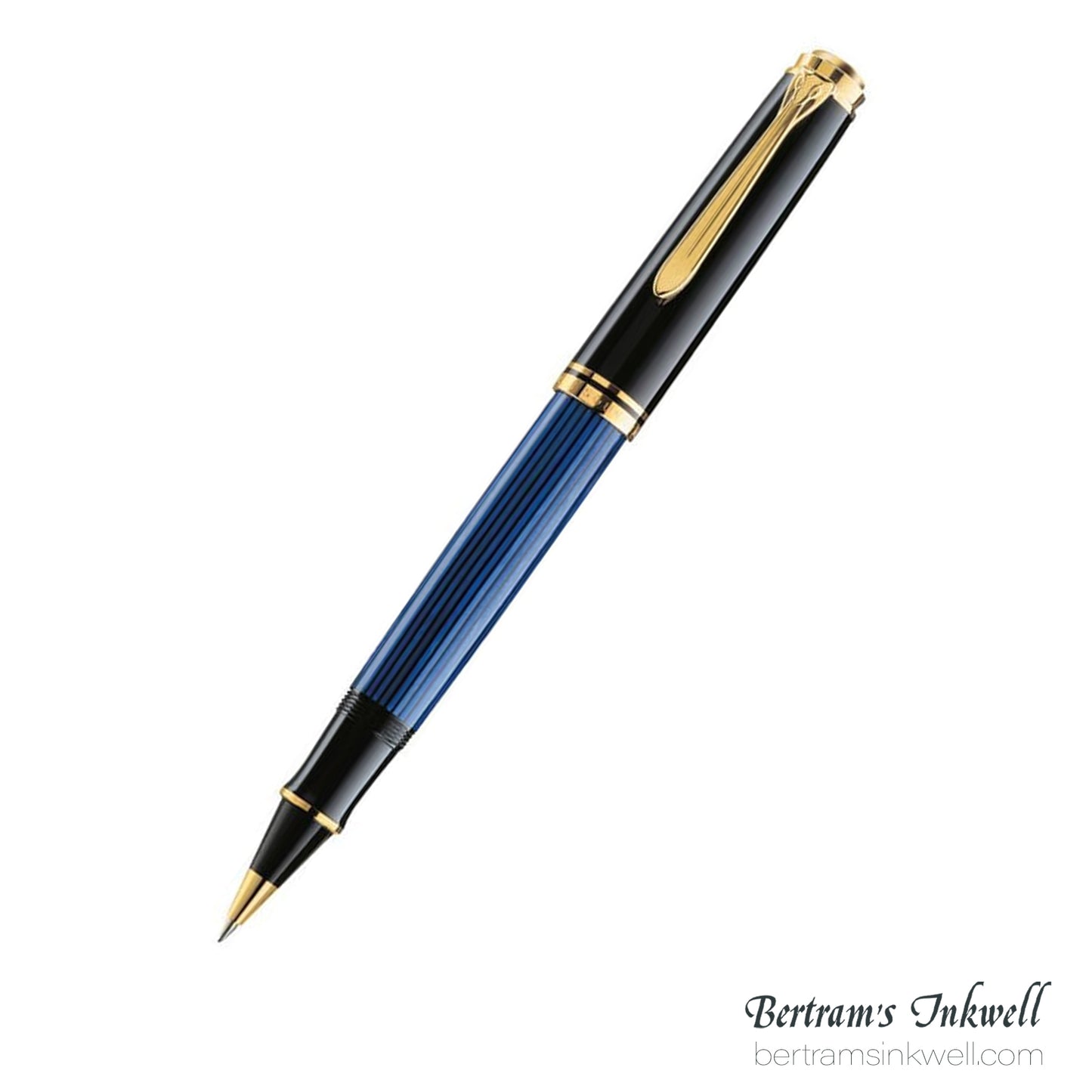 Pelikan Souveran R400 Black-Blue Rollerball