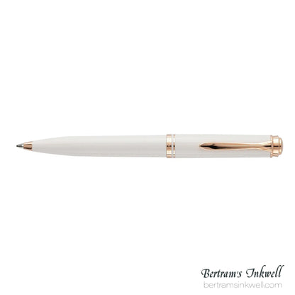 Pelikan Souverän K600 White & Rose Gold Special Edition Ballpoint Pen