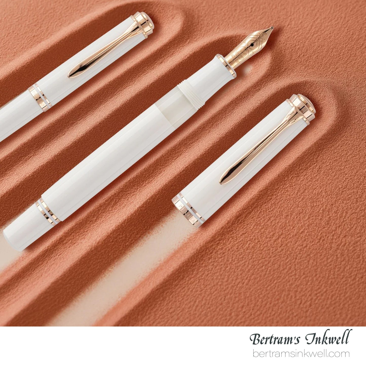 Pelikan Souverän M600 White & Rose Gold Special Edition Fountain Pen
