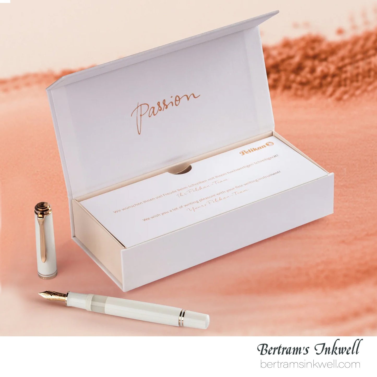 Pelikan Souverän M600 White & Rose Gold Special Edition Fountain Pen