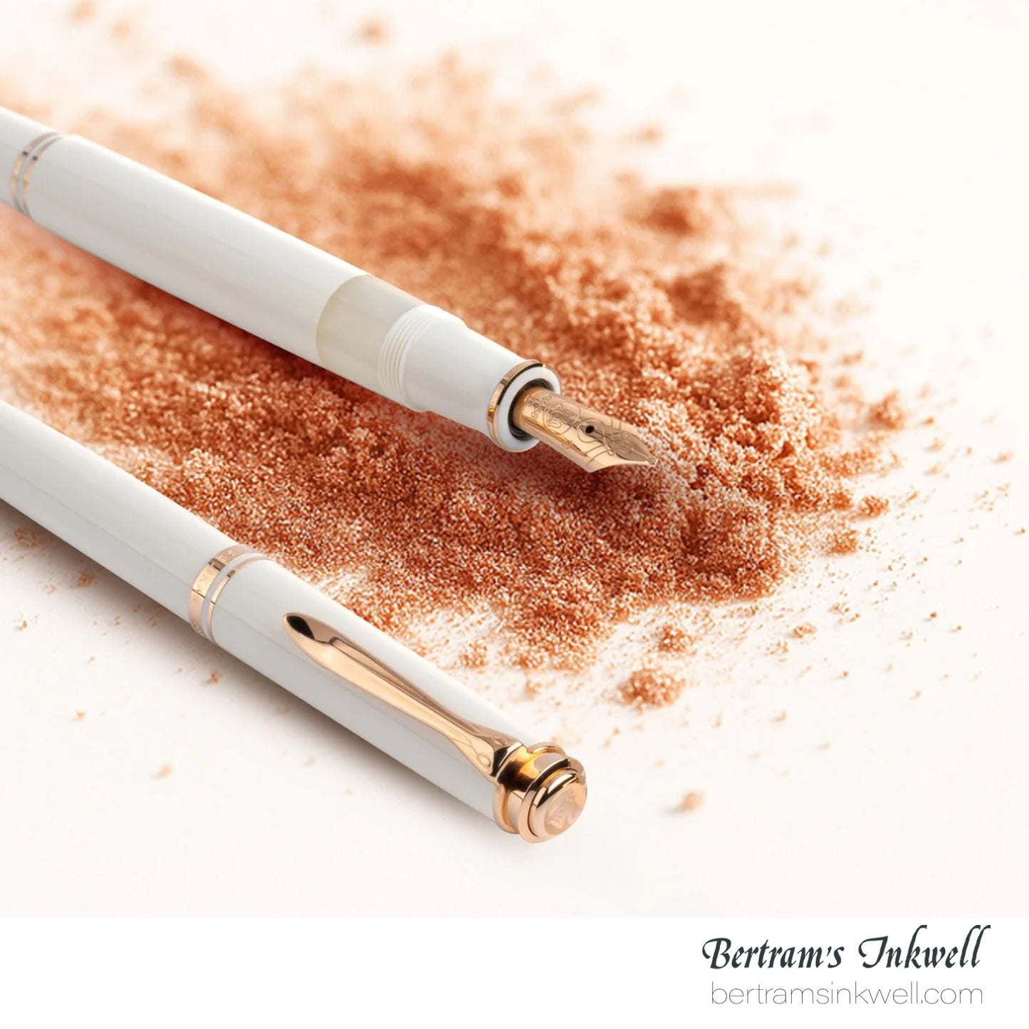 Pelikan Souverän K600 White & Rose Gold Special Edition Ballpoint Pen