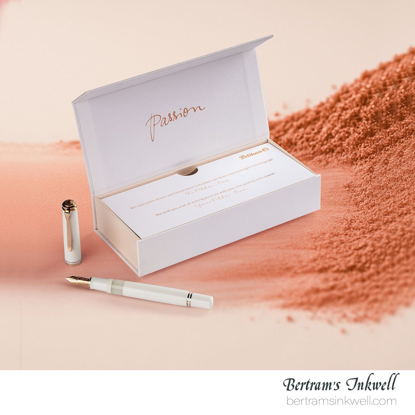 Pelikan Souverän M600 White & Rose Gold Special Edition Fountain Pen