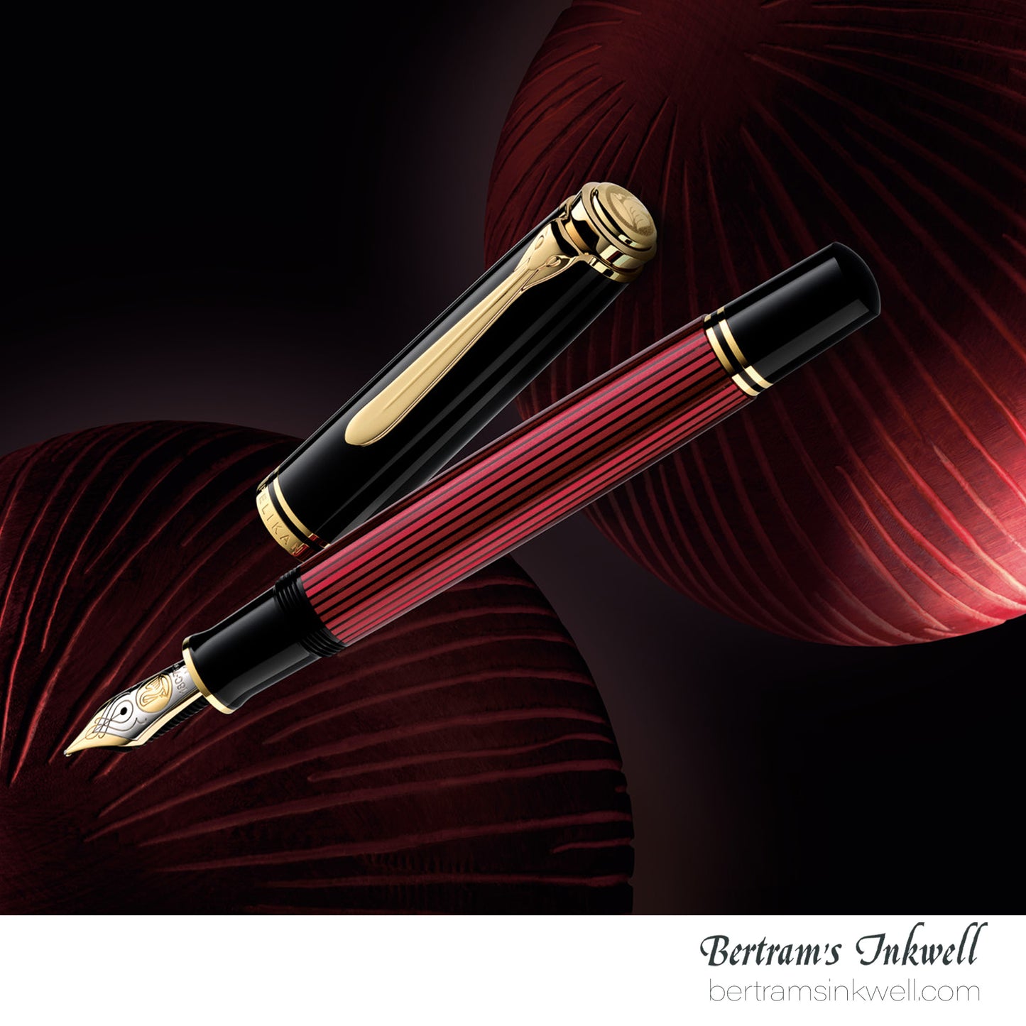 Pelikan Souveran M800 Black-Red Fountain Pen