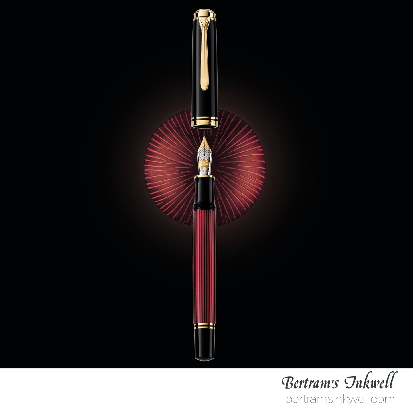Pelikan Souveran M800 Black-Red Fountain Pen